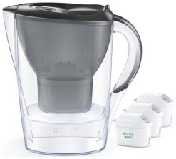 Brita Marella + 3 filtry MAXTRA PRO Pure Performance grafitowy. Dzbanki filtrujące Brita. Za 119.90 zł.