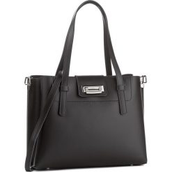 Torebka CREOLE - K10435 Czarny. Czarne shopper Creole, bez wzorów, ze skóry, bez dodatków. W wyprzedaży za 259.00 zł.