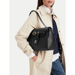 Torebka Beverly Hills Polo Club. Czarne torebki klasyczne Beverly Hills Polo Club, bez wzorów, bez dodatków. Za 229.99 zł.
