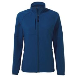 Kurtka Damska Expert Basecamp Soft Shell. Niebieskie kurtki sportowe Craghoppers, bez wzorów, z softshellu, bez kaptura, trekkingowe. Za 239.99 zł.