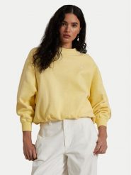 Polo Ralph Lauren Bluza 211965111001 Żółty Oversize. Żółte bluzy Polo Ralph Lauren, xl, bez wzorów, z bawełny, bez kaptura. Za 569.99 zł.