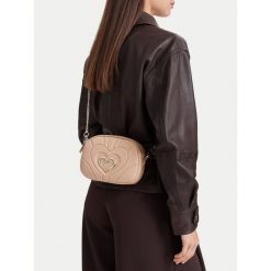Torebka Eva Minge. Brązowe torebki klasyczne Eva Minge, bez wzorów, bez dodatków. Za 229.99 zł.