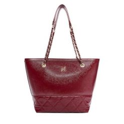 Torebka Nine West. Czerwone shopper Nine West, bez wzorów, bez dodatków. Za 229.99 zł.