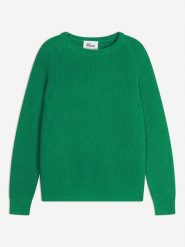 Just Cashmere Kaszmirowy sweter w kolorze zielonym rozmiar: M. Zielone swetry Just Cashmere, m, bez wzorów, z kaszmiru, bez ramiączek. Za 500.99 zł.