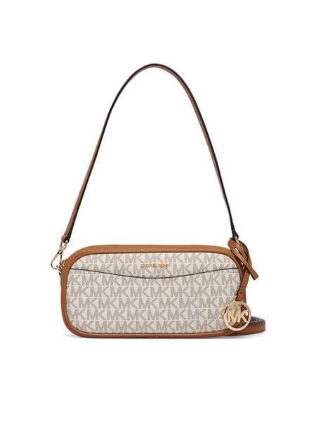 MICHAEL Michael Kors Torebka May 32T6GX5C1B Kremowy. Białe listonoszki MICHAEL Michael Kors, bez wzorów, ze skóry, bez dodatków. Za 614.99 zł.