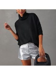 Milan Kiss Golf w kolorze czarnym rozmiar: XL. Czarne golfy Milan Kiss, xl, bez wzorów, bez ramiączek. Za 126.99 zł.