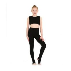Legginsy do Gimnastyki Artystycznej z półstopą INDIGO. Czarne legginsy INDIGO SPORTS, uniwersalny, bez wzorów. Za 100.00 zł.
