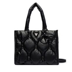 Torebka Guess. Czarne torebki klasyczne Guess, z aplikacjami, bez dodatków. Za 264.99 zł.