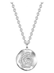 Glanzstücke München Srebrny naszyjnik z zawieszką - dł. 40 cm rozmiar: onesize. Szare naszyjniki Glanzstücke München, z cyrkonią, srebrne. Za 143.90 zł.