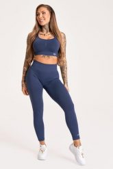 Legginsy fitness damskie Gym Glamour push up 2.0. Zielone legginsy GYM GLAMOUR, l, bez wzorów, z materiału, z obniżonym stanem. Za 169.99 zł.