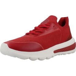 Buty GEOX D46MDB 0AS22 Czerwony. Czerwone trekkingi Geox, z syntetyku, na fitness i siłownię. Za 320.99 zł.