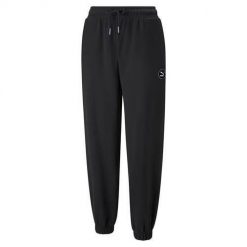 Spodnie sportowe damskie Puma X SW. Czarne spodnie dresowe Puma, xs, bez wzorów, z dresówki. Za 264.00 zł.