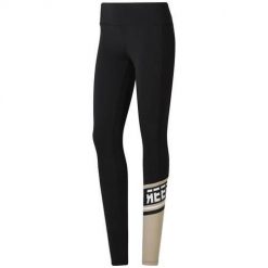Spodnie sportowe damskie Reebok Meet You There. Czarne spodnie sportowe Reebok, s, bez wzorów. Za 225.00 zł.