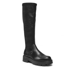 Kozaki Vagabond Shoemakers. Czarne kozaki Vagabond Shoemakers, bez obcasa, na płaskiej podeszwie, bez zapięcia. Za 949.99 zł.