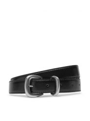 Calvin Klein Pasek Damski Sarah 2 Piece Logo Buckle Belt 25Mm LV04K7012G Czarny. Czarne paski Calvin Klein, bez wzorów, ze skóry. Za 219.99 zł.