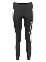 New Balance Legginsy sportowe w kolorze czarnym rozmiar: XL. Czarne legginsy New Balance, xl, bez wzorów, z podwyższonym stanem, outdoorowe. Za 140.86 zł.