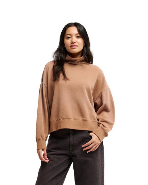Bluza dla Kobiety FOX RIVER Brązowy. Brązowe bluzy Quiksilver, m, bez wzorów, z bawełny, bez kaptura. Za 339.99 zł.
