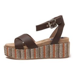 Wrangler Sandały Damskie Tempura Straw Cross 36 Brązowy. Sandały Wrangler. W wyprzedaży za 180.00 zł.