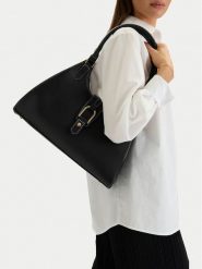 Beverly Hills Polo Club Torebka CEO-BHPC-C-012-09 Czarny. Czarne torebki klasyczne Beverly Hills Polo Club, bez wzorów, z materiału, bez dodatków. Za 249.99 zł.