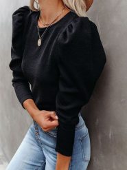 LA Angels Bluzka w kolorze czarnym rozmiar: M. Czarne bluzki LA Angels, m, bez wzorów, bez kołnierzyka, bez ramiączek. Za 118.28 zł.