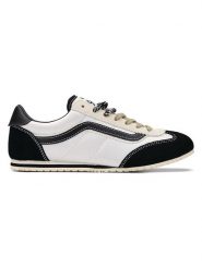 Vans Skórzane sneakersy "Super Lowpro" w kolorze biało-czarnym rozmiar: 39. Białe trampki Vans, bez wzorów, bez zapięcia. Za 188.85 zł.