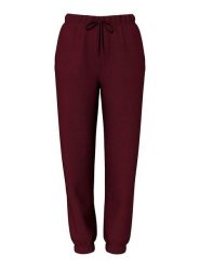 Pieces Spodnie dresowe "Chilli" w kolorze ciemnoczerwonym rozmiar: XL. Czerwone spodnie sportowe Pieces, xl, bez wzorów, z dresówki. Za 70.24 zł.