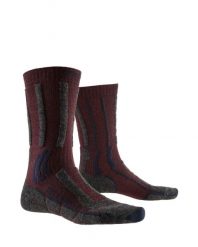 Skarpety trekkingowe X-SOCKS TREK X MERINO LT 4.0. Czerwone skarpety X Socks, bez wzorów, z materiału. Za 95.00 zł.
