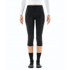 Rajstopy damskie 3/4 Falke Wool-Tech. Czarne rajstopy i pończochy Falke, m, bez wzorów, z dzianiny. Za 440.00 zł.