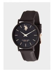 U.S. Polo Assn. Zegarek kwarcowy w kolorze czarnym rozmiar: onesize. Czarne, analogowe zegarki U.S. Polo Assn., sztuczne. Za 135.81 zł.