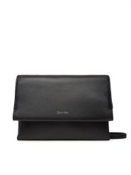 Calvin Klein Torebka Ck Narrate Leather Mini Bag K60K613005 Czarny. Czarne listonoszki Calvin Klein, bez wzorów, ze skóry, bez dodatków. Za 289.99 zł.