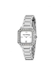 KARL LAGERFELD Zegarek R0553102503 Srebrny. Szare, analogowe zegarki KARL LAGERFELD, srebrne. Za 799.99 zł.