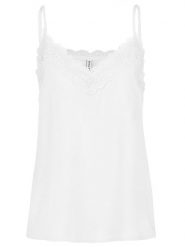 Fresh Made Top w kolorze białym rozmiar: XL. Białe topy Fresh Made, s, bez wzorów, z koronki, bez kołnierzyka, bez ramiączek. Za 66.00 zł.