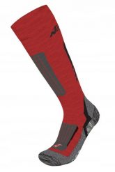 Skarpety narciarskie Nordica HF 2.0. Czerwone skarpety Nordica, bez wzorów, z materiału. Za 89.99 zł.