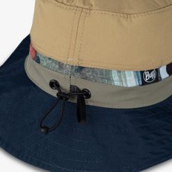 Kapelusz Buff Explore Booney Hat Harq. Brązowe kapelusze Buff, bez wzorów, z materiału. Za 219.90 zł.