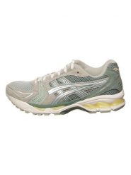Asics Sneakersy "Kayano 14" w kolorze zielonym rozmiar: 37,5. Zielone trampki Asics, bez wzorów, z materiału, bez zapięcia. Za 599.45 zł.