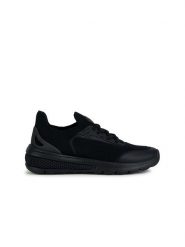 Geox Sneakersy "Spherica Actif" w kolorze czarnym rozmiar: 38. Czarne trampki Geox, bez wzorów, bez zapięcia. Za 233.33 zł.