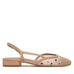 Baleriny Aldo. Czerwone baleriny Aldo, bez wzorów, bez obcasa. Za 249.99 zł.