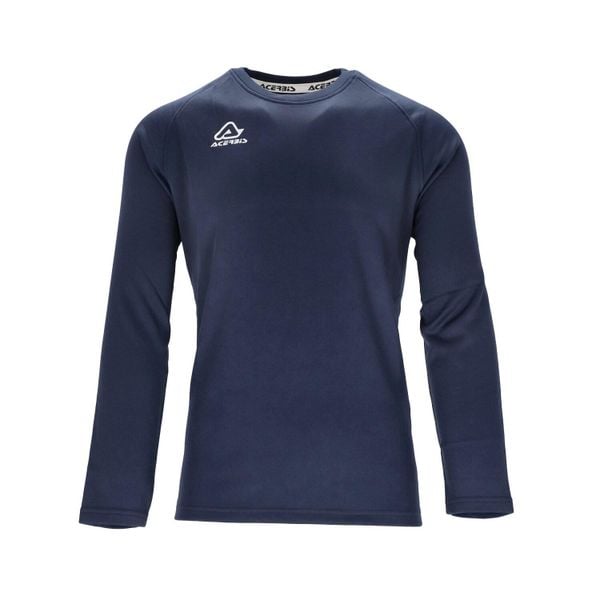 Bluza z okrągłym dekoltem Acerbis Tagete. Niebieskie bluzy ACERBIS, l, bez wzorów, z materiału, bez kaptura. Za 161.50 zł.