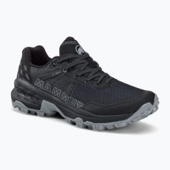 Buty trekkingowe damskie Mammut Sertig II Low GTX. Czarne trekkingi Mammut, trekkingowe. Za 653.60 zł.