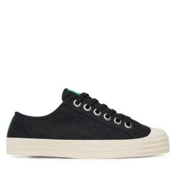 Trampki Novesta. Czarne trampki Novesta, bez wzorów, bez zapięcia. Za 359.99 zł.