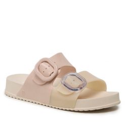 Klapki Melissa. Brązowe klapki Melissa, bez wzorów, bez obcasa. Za 269.99 zł.