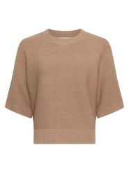MOSS COPENHAGEN Sweter "Thamira" w kolorze karmelowym rozmiar: M/L. Brązowe swetry Moss Copenhagen, l, bez wzorów, bez ramiączek. Za 166.49 zł.