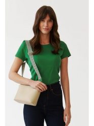 TATUUM Torebka w kolorze beżowym - 22 x 16 x 8 cm rozmiar: onesize. Brązowe torby na ramię Tatuum, bez wzorów, z materiału, na ramię, bez dodatków. Za 165.71 zł.