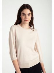 More & More Sweter w kolorze kremowym rozmiar: 34. Brązowe swetry More & More, bez wzorów, bez ramiączek. Za 97.28 zł.
