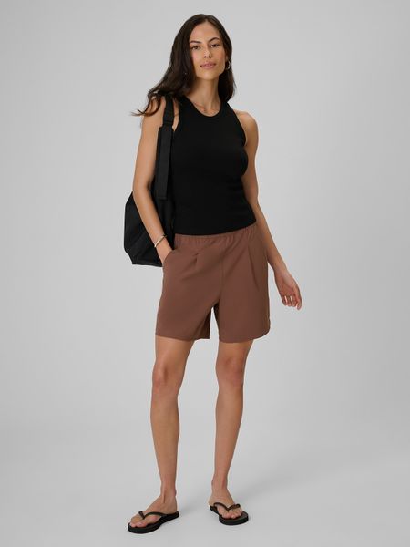 4F Spodenki casual damskie - brązowe XL. Brązowe szorty 4f, bez wzorów, z dresówki, casualowe, z podwyższonym stanem. W wyprzedaży za 69.99 zł.
