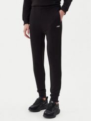 Fila Spodnie dresowe Lucerna FAW1055 Czarny Regular Fit. Czarne spodnie dresowe Fila, xl, bez wzorów, z bawełny. Za 119.99 zł.