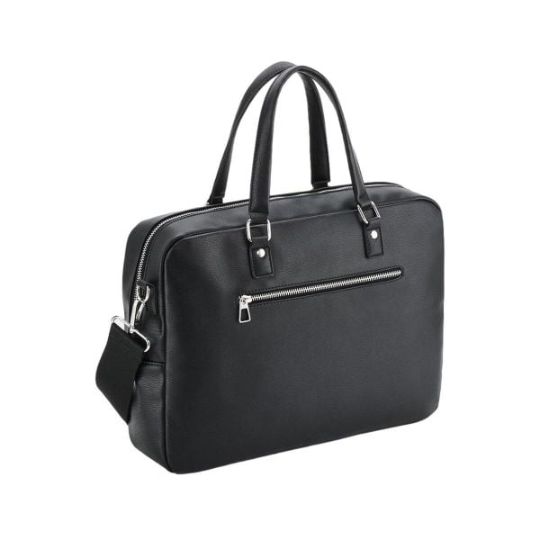 Torba Quadra Luxe. Czarne torby na ramię QUADRA, bez wzorów, ze skóry, na ramię, bez dodatków. Za 199.20 zł.