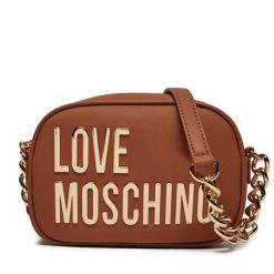 Torebka LOVE MOSCHINO. Brązowe listonoszki Love Moschino, bez wzorów, bez dodatków. Za 699.99 zł.