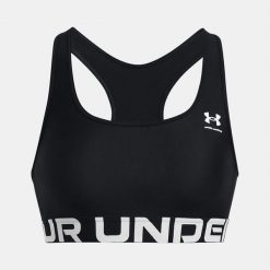 Stanik sportowy damski treningowy Under Armour biustonosz sportowy. Czarne bielizna sportowa Under Armour, s, bez wzorów. Za 94.99 zł.