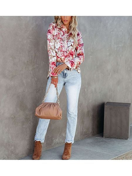 LA Angels Bluzka w kolorze kremowo-różowym rozmiar: XL. Brązowe bluzki LA Angels, xl, bez wzorów, bez kołnierzyka, bez ramiączek. Za 109.78 zł.